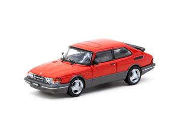 Saab 900 Turbo Red with Tarmac Cards 1:64 Tarmac 110 beschikbaar voor biedingen