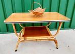 Vintage, rotan salontafel, Rohé Noordwolde, mid-century, Ophalen