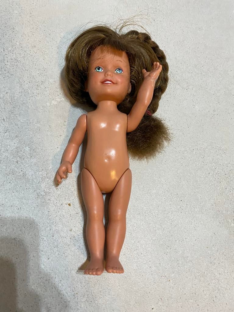 Vintage Pop met Bruin Haar, Ophalen of Verzenden, Gebruikt, Overige typen