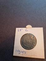 25 cent, Postzegels en Munten, Penningen en Medailles, Ophalen of Verzenden, Overige materialen