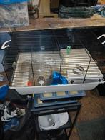 Hamsterkooi met toebehoren, Dieren en Toebehoren, Kooi, Minder dan 75 cm, Zo goed als nieuw, Ophalen