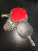 Professionele Tafeltennis Rackets Set, Ophalen of Verzenden, Gebruikt, Net, Batje(s) of Balletje(s)