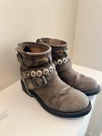 Sendra Biker Boots Suède - Maat 35, Kleding | Dames, Schoenen, Verzenden, Gedragen, Grijs, Lage of Enkellaarzen