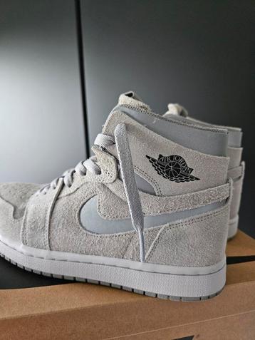 Nike jordan 1 zoom cmft high reflective grey grijs 38 suede beschikbaar voor biedingen