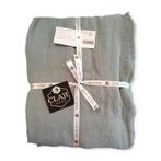 100% linnen dekbedovertrek 240x220 met slopen Blue Grey, Huis en Inrichting, Slaapkamer | Beddengoed, Blauw, Dekbedovertrek, Ophalen of Verzenden