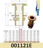 001121E 1" Huiddoorvoer messing. € 20,95., Watersport en Boten, Accessoires en Onderhoud, Ophalen of Verzenden, Nieuw, Motor en Techniek