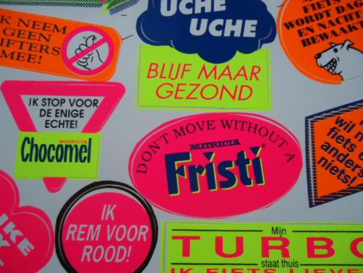 sticker FIETS stickervel Nutricia zoetermeer chocomel, Verzamelen, Stickers, Zo goed als nieuw, Verzenden