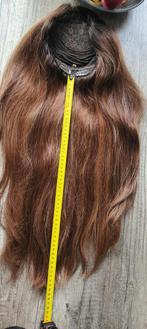 Haarstuk 24” 100% echt haar, Ophalen of Verzenden, Zo goed als nieuw, Pruik of Haarverlenging