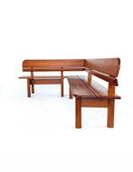 Vintage Deense eetkamerbank, Søren Nissen ‘70, Huis en Inrichting, Stoelen, Ophalen of Verzenden, Zo goed als nieuw, Eén
