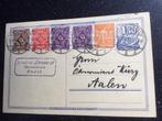 Postkarte Reich gestempeld en gelopen, Postzegels en Munten, Brieven en Enveloppen | Buitenland, Ophalen of Verzenden