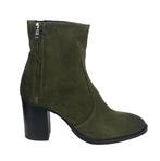 HIP maat 41 lerenlaars/rits groen suede - gratis verzenden, Verzenden, HIP SHOE STYLE, Lage of Enkellaarzen, Nieuw