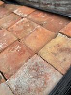 Lot antieke terracotta tegels, Antiek en Kunst, Antiek | Wandborden en Tegels, Ophalen