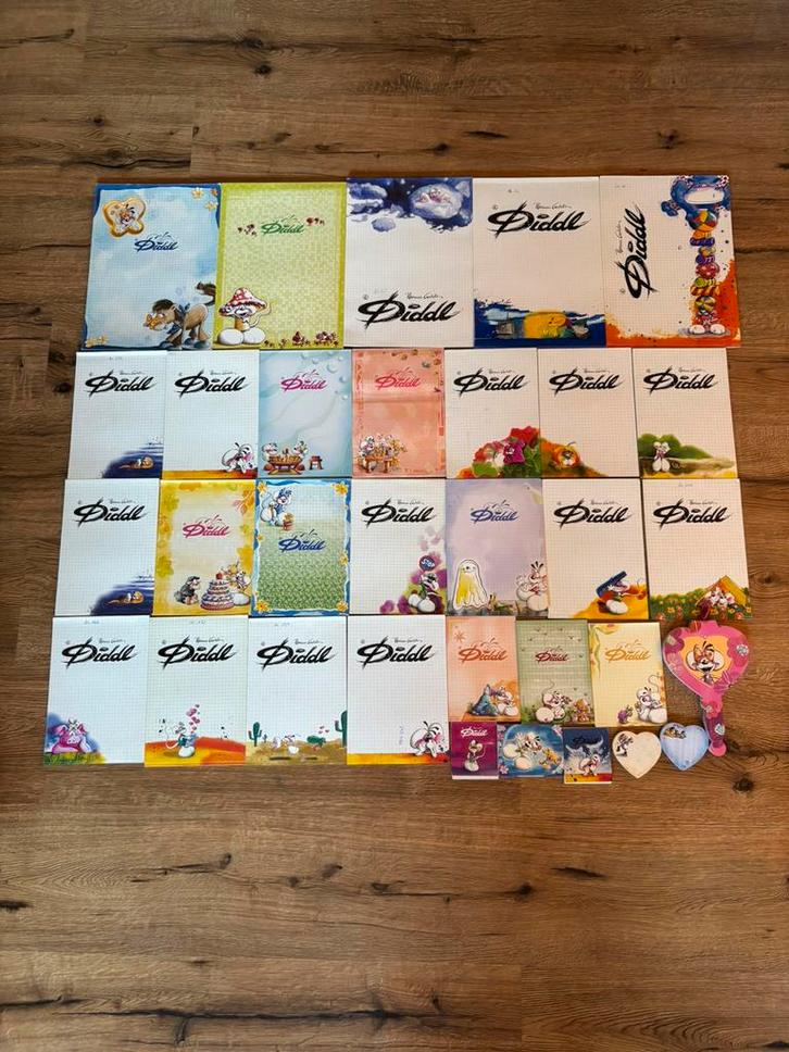 Grote verzameling diddl blokken A4 A5 A6 memo, Verzamelen, Diddl, Zo goed als nieuw, Papier, Kaart of Schrift, Verzenden