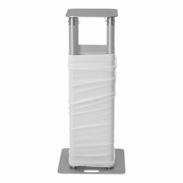 2 stuks licht/movinghead stand (truss met witte cover) beschikbaar voor biedingen