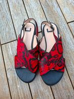 Adolfo Dominguez., Ophalen of Verzenden, Zo goed als nieuw, Rood, Sandalen of Muiltjes