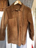 Suede beige blouse L 40 vintage retro, Kleding | Dames, Blouses en Tunieken, Ophalen of Verzenden, Gedragen, Maat 38/40 (M), Beige