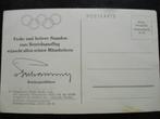 3e Rijk postkaart - Olympische Spelen 1936 + zeldz. opdruk, Verzenden, Overige soorten, Duitsland, Foto of Poster