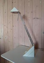 Witte vintage Memphis style bureaulamp. Massive., Ophalen of Verzenden, Minder dan 50 cm