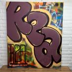 4 Grote Graffiti Canvas Kunstwerken, Ophalen of Verzenden