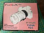 Fotodiox EF naar Sony E Lens Adapter, Ophalen of Verzenden, Gebruikt, Toebehoren