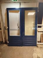 Openslaande deuren, 1 met glas, 211.5x85cm, Doe-het-zelf en Verbouw, Deuren en Horren, Duurzame timmerfabriek, Ophalen of Verzenden