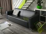 Montel bank - Limited Edition - Antraciet leer, Ophalen, Gebruikt, 200 tot 250 cm, Leer