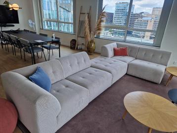 HKliving Vint Hoekbank - Corduroy Rib - Grijs beschikbaar voor biedingen