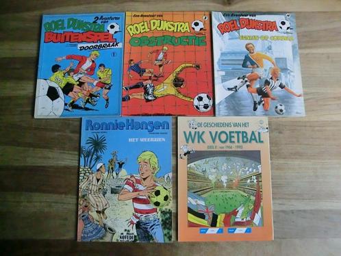 Nog 4 verschillende voetbalstripboeken, Boeken, Stripboeken, Gelezen, Meerdere stripboeken, Ophalen of Verzenden