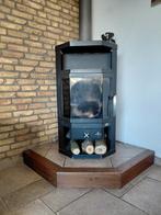 Hout kachel met cv aansluiting, Ophalen of Verzenden, Gebruikt, Hout, Houtkachel