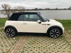 Mini 1.6 16V Cooper Cabrio 2008 Wit, Auto's, Voorwielaandrijving, Lederen bekleding, 4 cilinders, Cabriolet