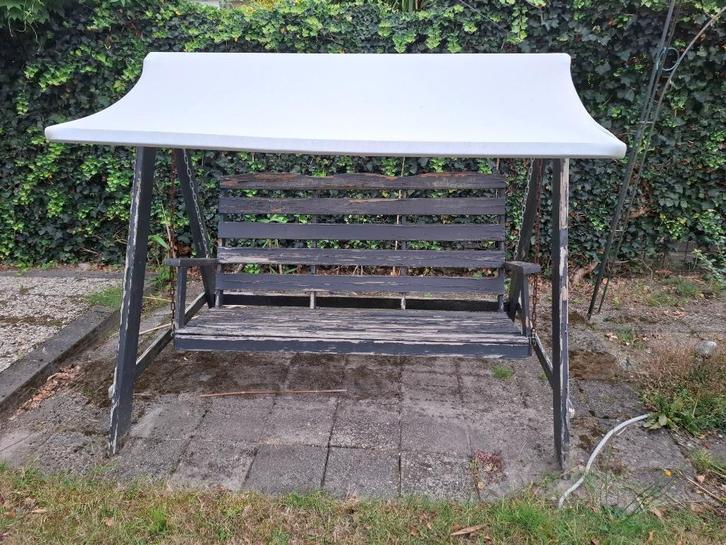 schommelbank, Tuin en Terras, Tuinbanken, Gebruikt, Hout, Schommelbank, Ophalen