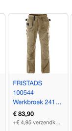 Fristads 100544 Werkbroek 241 PS25 - Nieuw!, Ophalen of Verzenden, Nieuw, Maat 52/54 (L), Beige