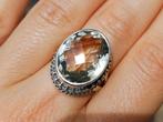 Vanoli 925 zilveren ring met groene amethyst maat 18,25, Sieraden, Tassen en Uiterlijk, Ringen, Daiva1973@hotmail.com, 18 tot 19