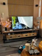 Tv kast mango hout, Huis en Inrichting, Kasten | Televisiemeubels, Ophalen, Mangohout, Zo goed als nieuw, 200 cm of meer