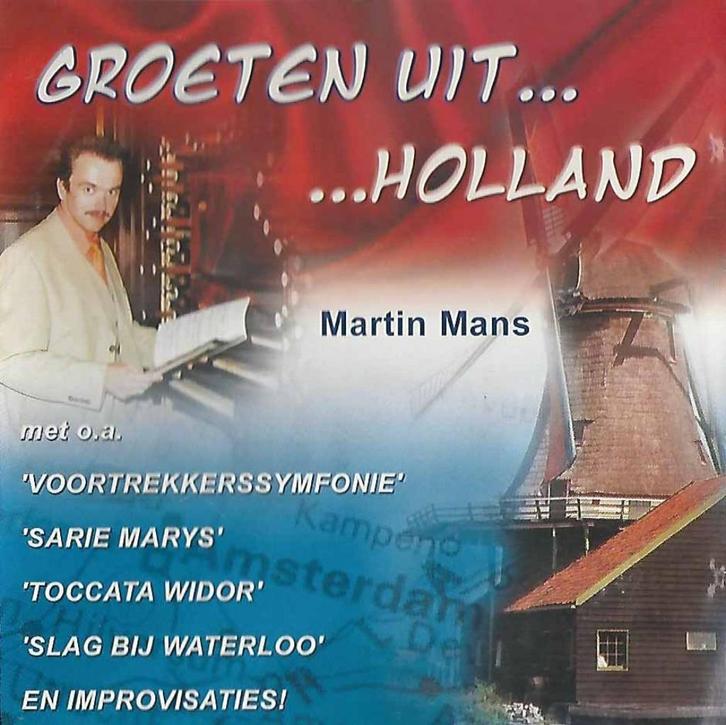 OrgelCD: Martin Mans - Groten uit... Holland, Cd's en Dvd's, Cd's | Religie en Gospel, Zo goed als nieuw, Koren of Klassiek, Ophalen of Verzenden