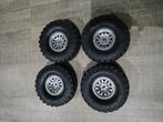 1.9 rc crawler banden en velgen met beadlocks 120mm, Ophalen of Verzenden, Zo goed als nieuw, Auto offroad