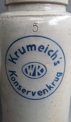 Om 1910 - 1925 Krumeichs Konservenkrug Inmaakpot Westerwald, Antiek en Kunst, Ophalen of Verzenden
