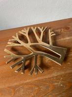 Vintage Messing Onderzetter Boom, Ophalen, Gebruikt, Metaal, Minder dan 25 cm