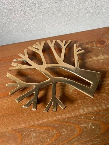 Vintage Messing Onderzetter Boom beschikbaar voor biedingen