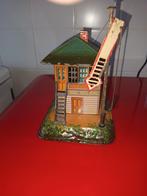 Blikken speelgoed. Trein seinhuis. G.B.N. SPOOR 1. GERMANY., Antiek en Kunst, Antiek | Speelgoed, Ophalen of Verzenden