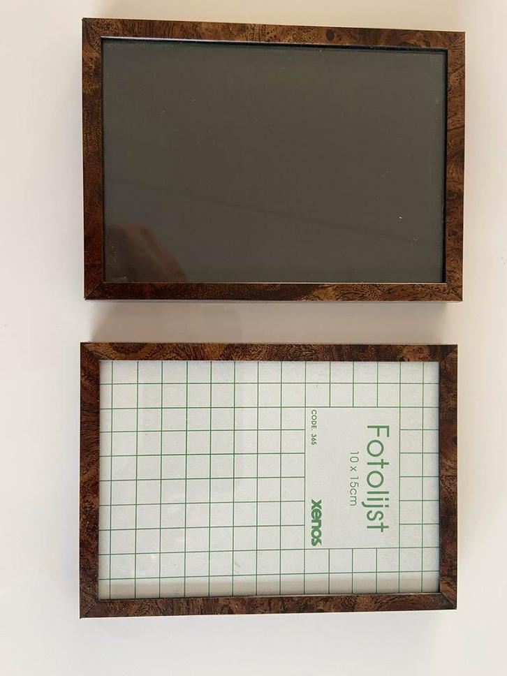 12 Fotolijstjes, Huis en Inrichting, Woonaccessoires | Lijsten, Zo goed als nieuw, Minder dan 50 cm, Kunststof, Ophalen