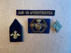 NL collectie Regiment AAN- EN AFVOERTROEPEN, Verzamelen, Militaria | Algemeen, Verzenden, Landmacht, Nederland, Embleem of Badge
