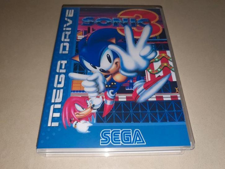 Sonic The Hedgehog 3 Sega Mega Drive Game Case, Spelcomputers en Games, Games | Sega, Zo goed als nieuw, Verzenden