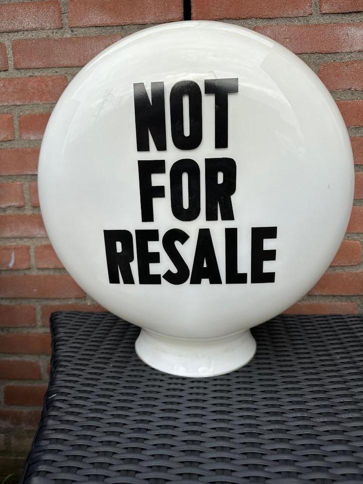 NOT FOR RESALE globe benzine pomp Ter ruil aangeboden Shell., Verzamelen, Merken en Reclamevoorwerpen, Gebruikt, Overige typen