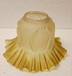 Vintage Lampenkapje met Geplooide Rand, Ophalen of Verzenden, Rond, Minder dan 25 cm