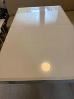 Witte Eettafel, Huis en Inrichting, Tafels | Eettafels, Ophalen, Overige materialen, Gebruikt, 100 tot 150 cm