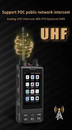 ANYSECU W6PLUS Android 10  UHF 400-470Mhz Zello Real PTT, Verzenden, Nieuw, Zender en Ontvanger