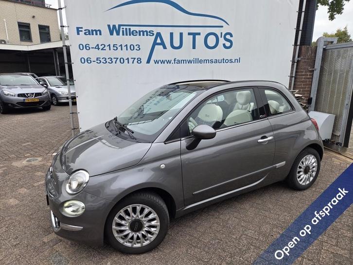 Fiat 500 C 1.2 Lounge, Auto's, Fiat, Bedrijf, 500C, ABS, Airbags, Airconditioning, Android Auto, Bluetooth, Cruise Control, Electronic Stability Program (ESP)