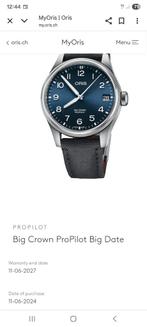 Oris Big Crown ProPilot Big Date - Zo goed als nieuw, Sieraden, Tassen en Uiterlijk, Horloges | Heren, Overige merken, Staal, Polshorloge
