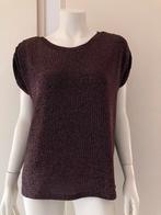 Paars / Bordeaux glittertop maat 40, Maat 38/40 (M), Paars, Ophalen of Verzenden, Zonder mouw